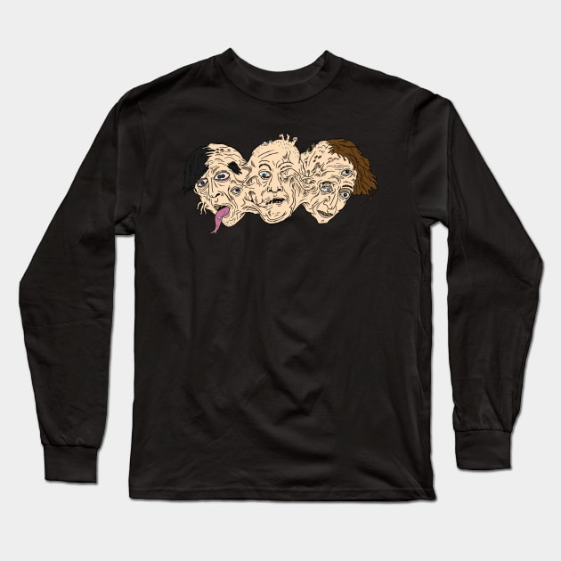 Stooge Abomination Long Sleeve T-Shirt by Gregg.M_Art